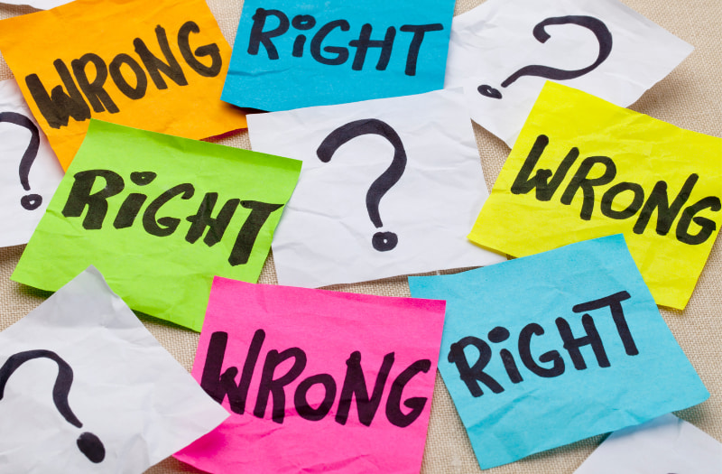 Understanding right and wrong in ethical procurement in the public sector