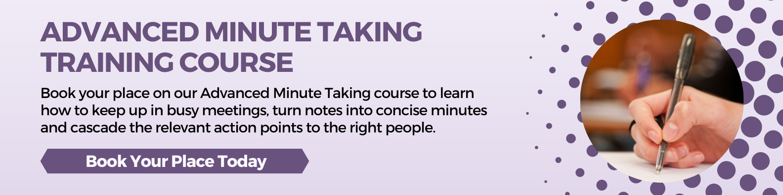 Advanced Minute Taking Online Training Course