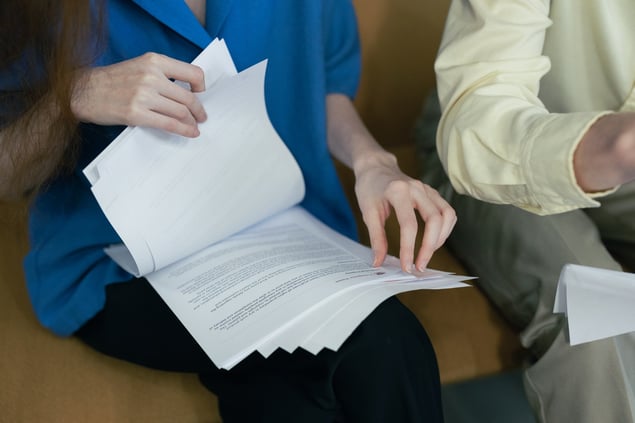 Person learning how to effectively manage records and information